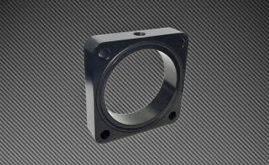 Scion FR S Throttle Body Spacer - Torque Solution - Black - `13-`27